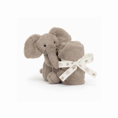 Jellycat Smudge Elephant Soothers USA | 32897ESBZ